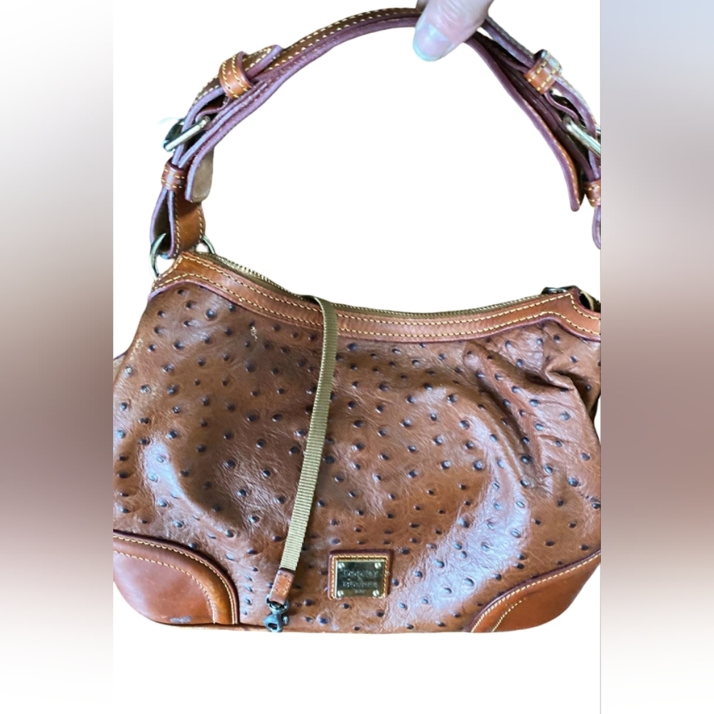 Dooney & Burke OSTRICH Style Shoulder Purse